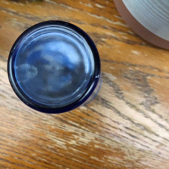 Hazel Atlas Ritz Blue Windmill Juice Glass - Picture 4 of 4